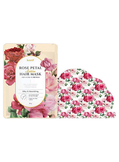 Rose Petal Satin Hair Mask- 3 pcs - Glittair cosmetics